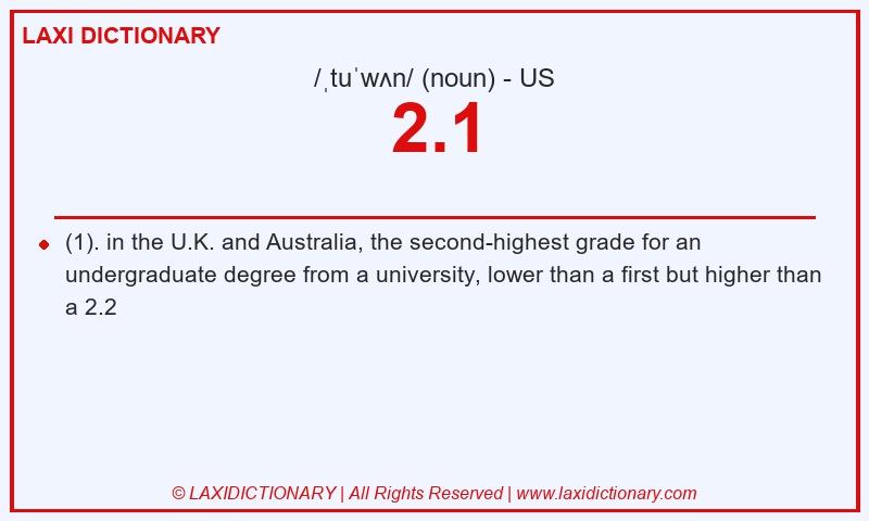 Definition 2.1 in American English