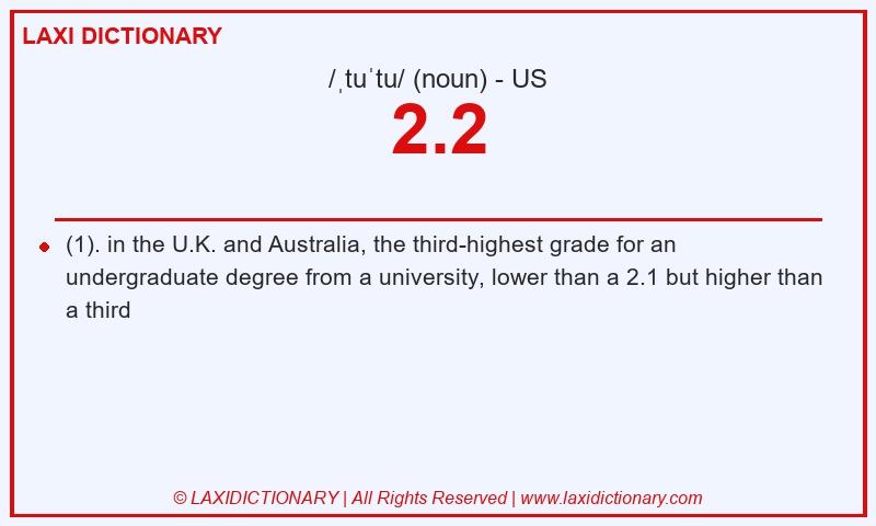 Definition 2.2 in American English