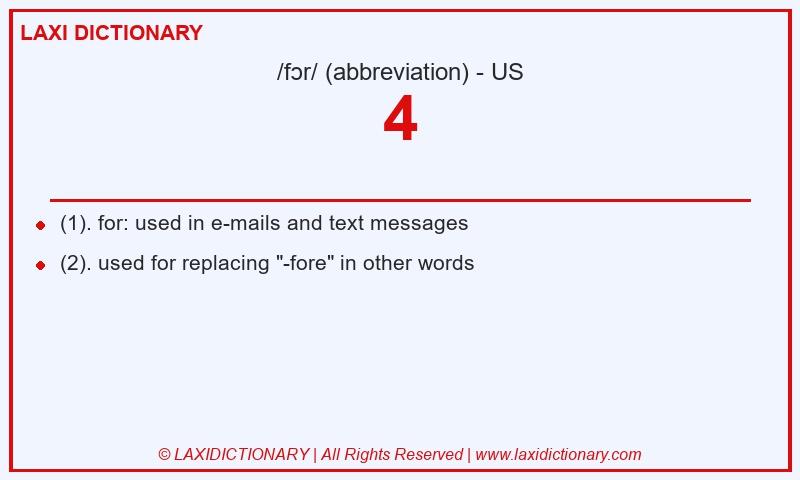 Definition 4 in American English