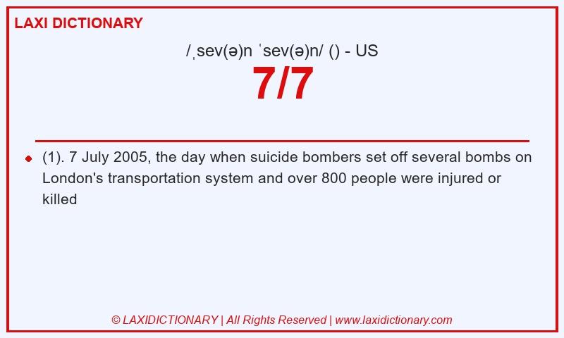Definition 7/7 in American English