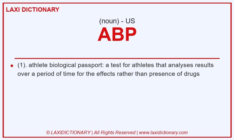Definition ABP in American English