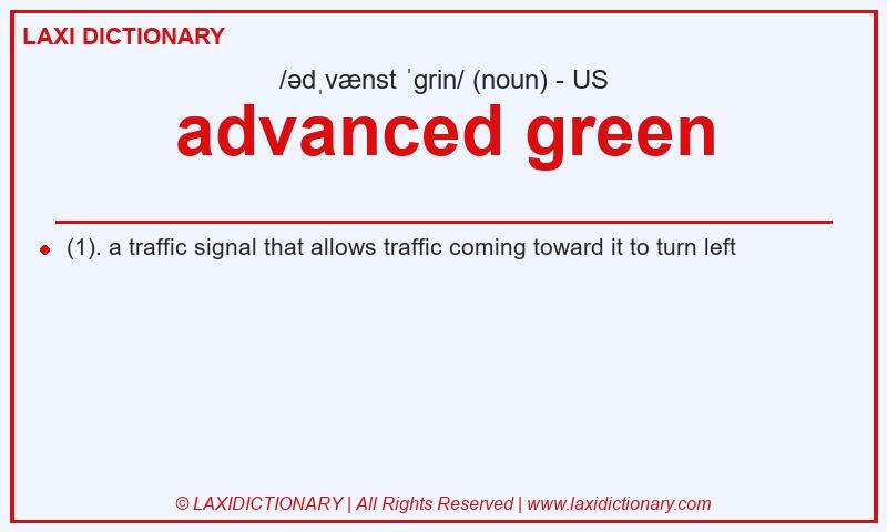 Definition advanced green in American English
