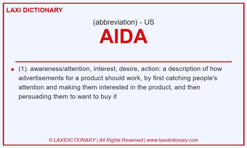 Definition AIDA in American English