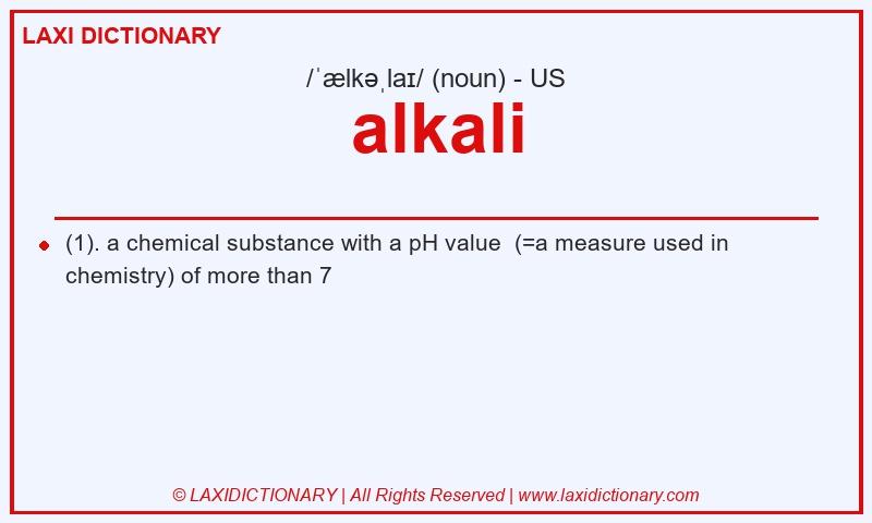Definition alkali in American English