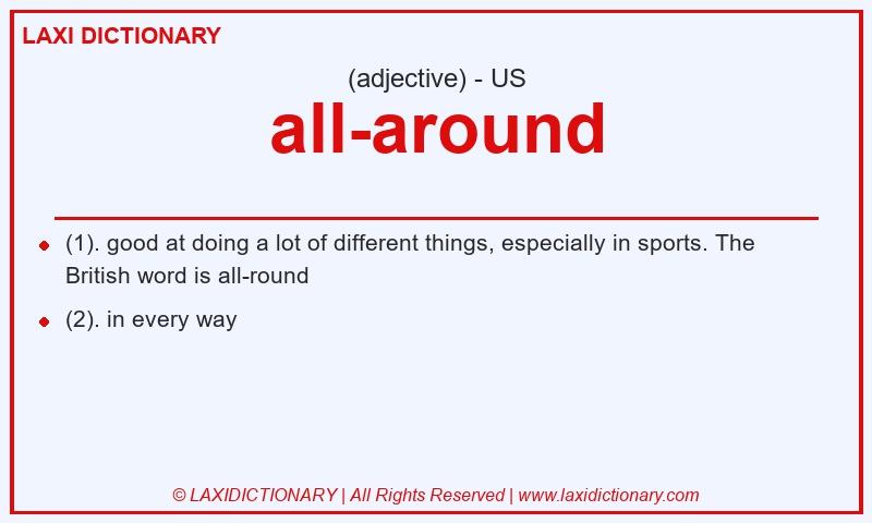 Definition all-around in American English