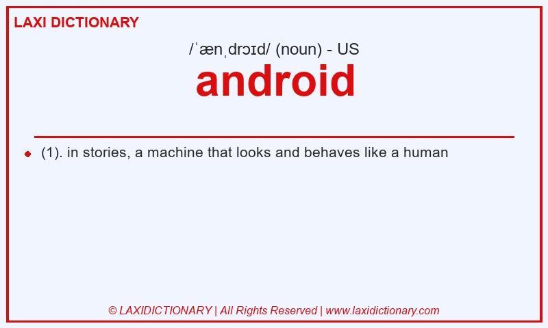 Definition android in American English