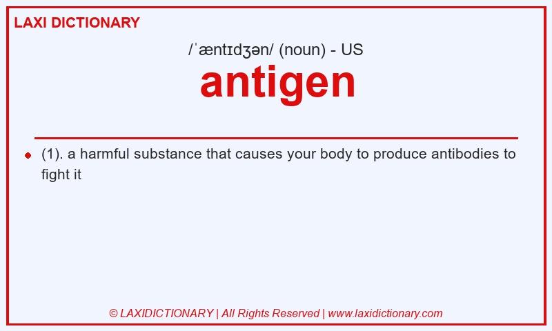 Definition antigen in American English
