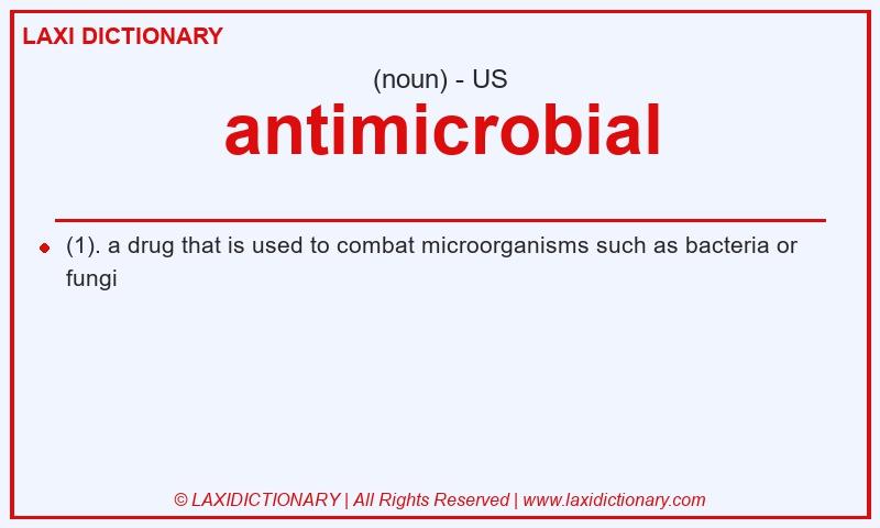 Definition antimicrobial in American English