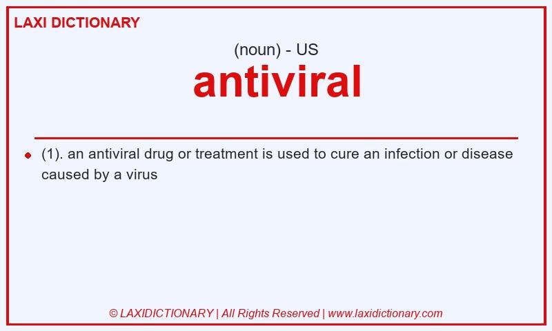 Definition antiviral in American English