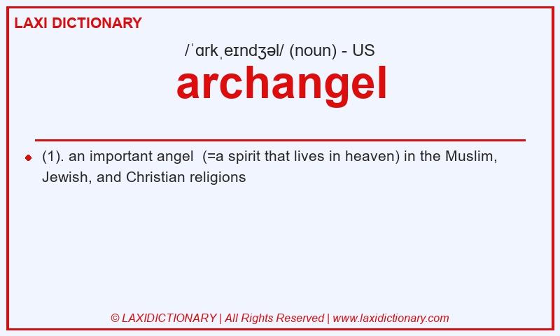 Definition archangel in American English