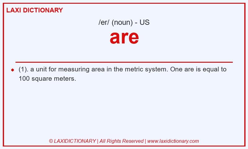 Definition are in American English