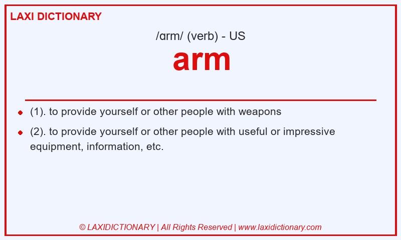 Definition arm in American English