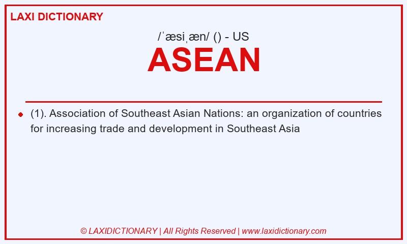 Definition ASEAN in American English