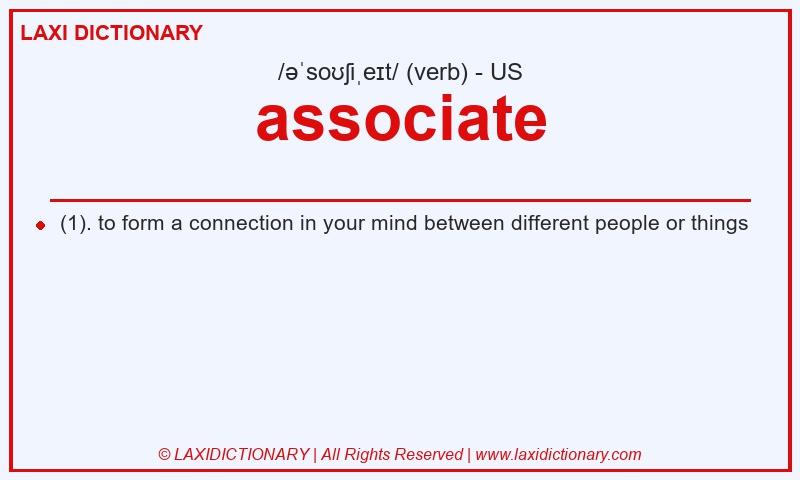 Definition associate in American English