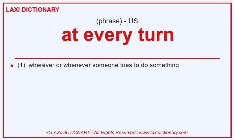Definition at every turn in American English