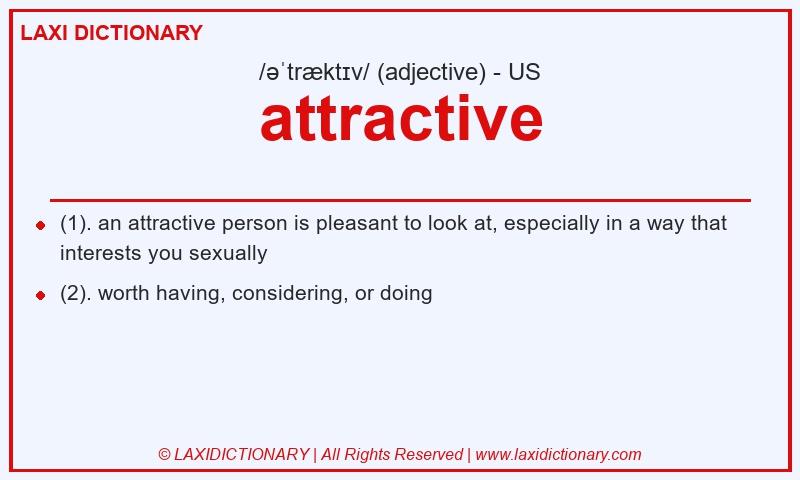 Definition attractive in American English