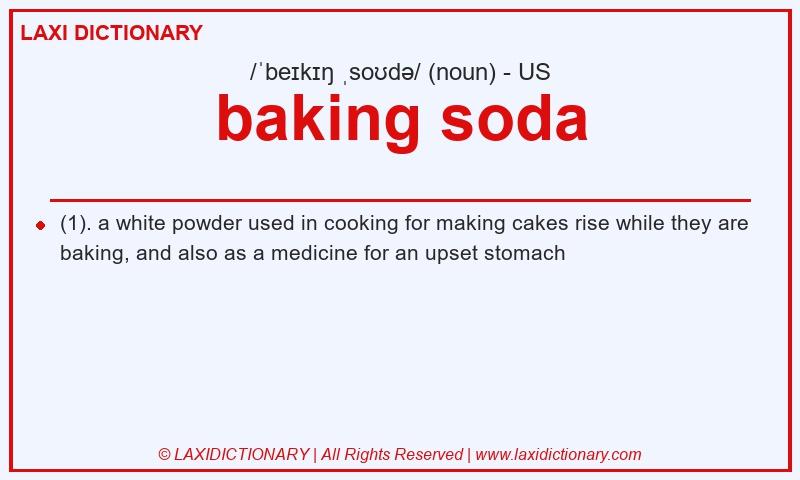 Definition baking soda in American English