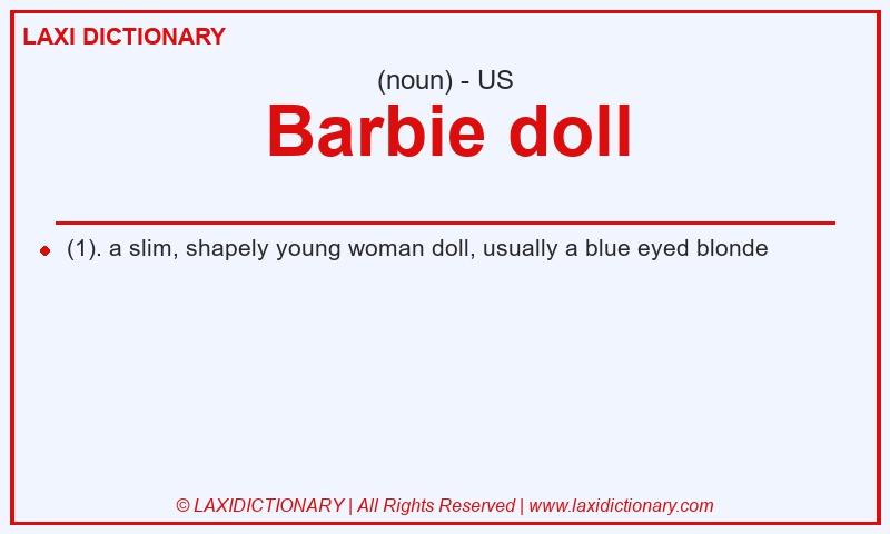 Definition Barbie doll in American English