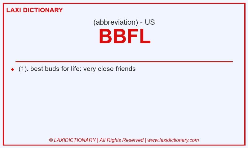 Definition BBFL in American English
