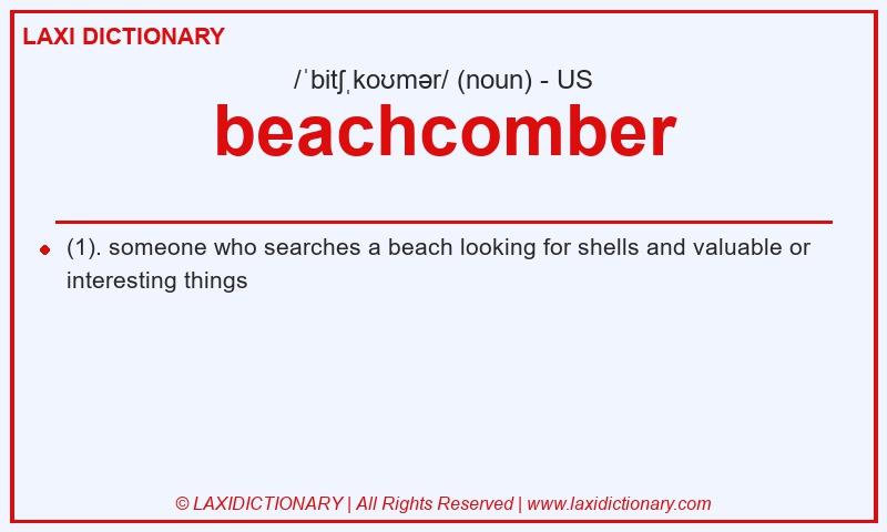 Definition beachcomber in American English