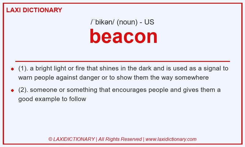 Definition beacon in American English