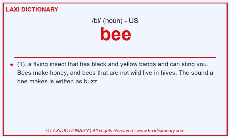 Definition bee in American English