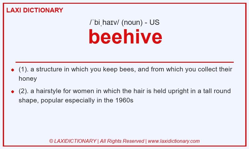 Definition beehive in American English