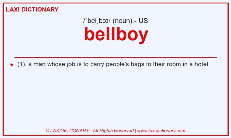 Definition bellboy in American English