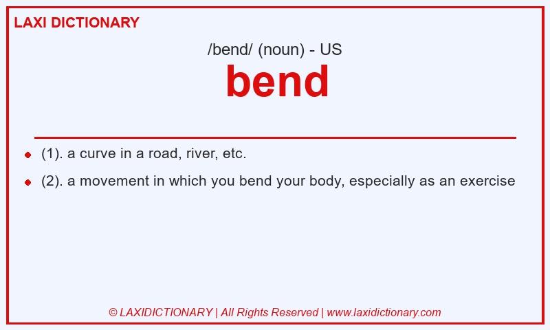 Definition bend in American English