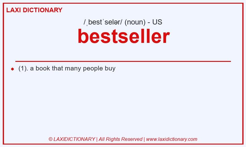 Definition bestseller in American English