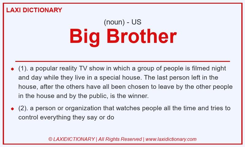 Definition Big Brother in American English