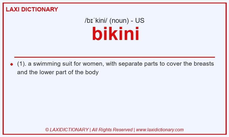 Definition bikini in American English
