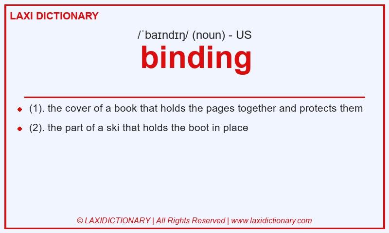 Definition binding in American English