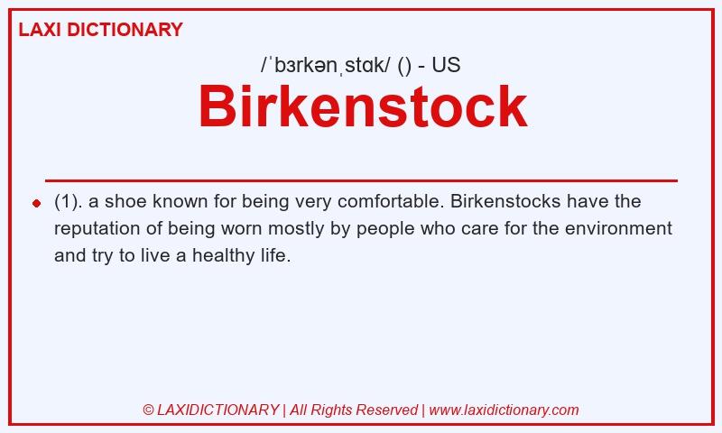 Definition Birkenstock in American English