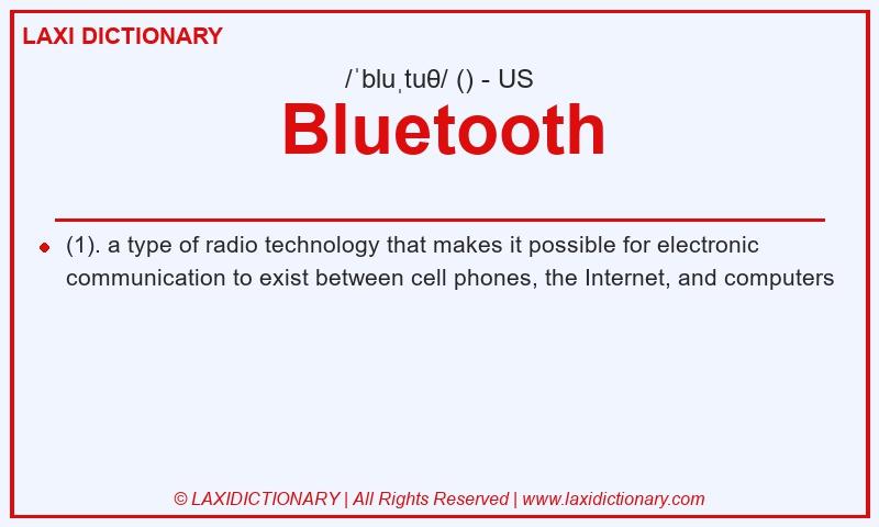 Definition Bluetooth in American English