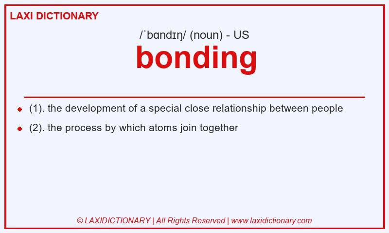 Definition bonding in American English