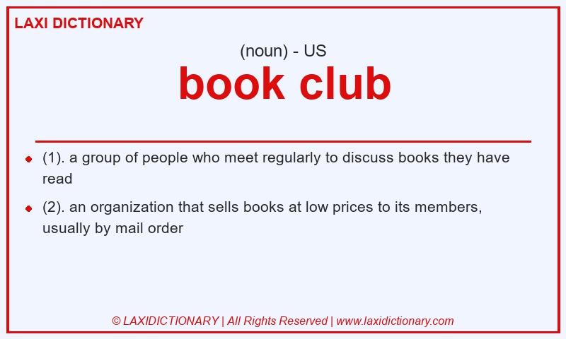 Definition book club in American English