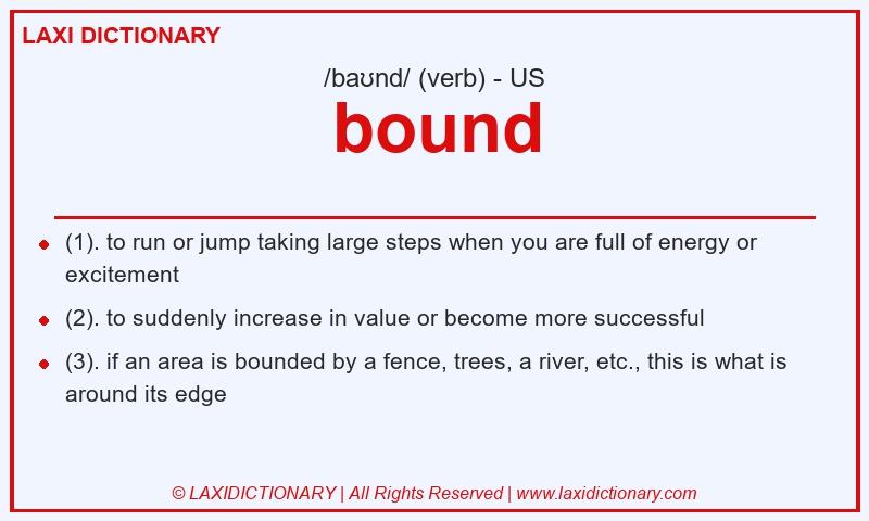Definition bound in American English