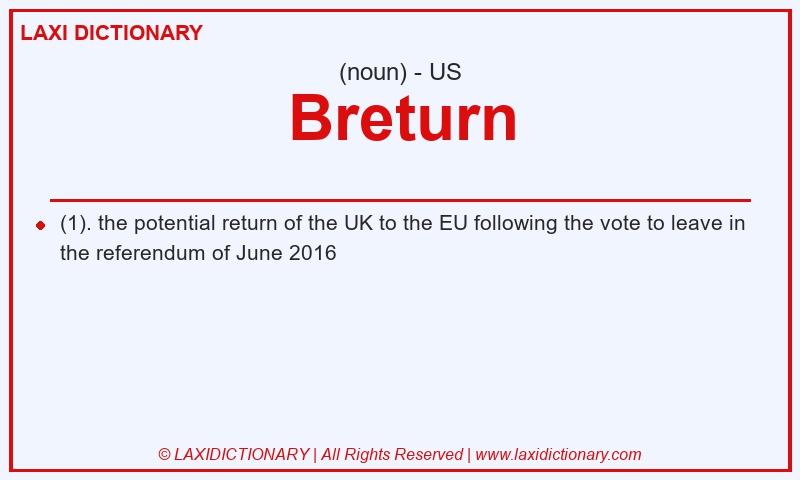 Definition Breturn in American English