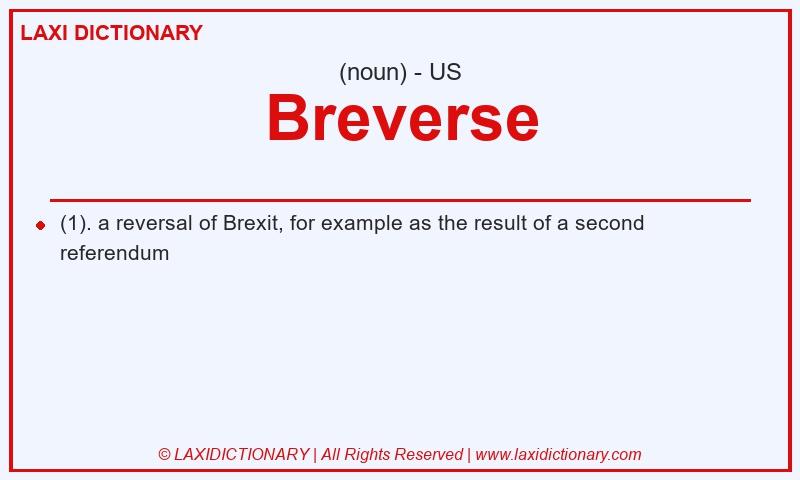 Definition Breverse in American English