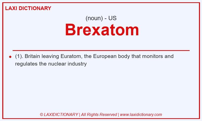 Definition Brexatom in American English