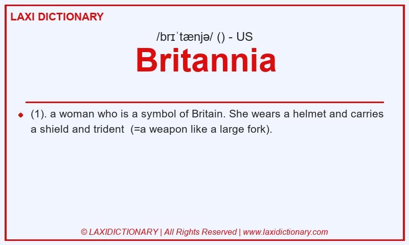 Definition Britannia in American English