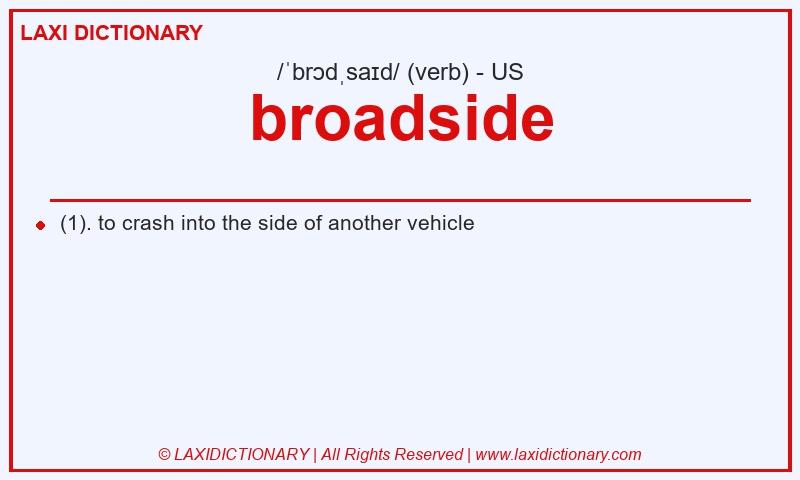 Definition broadside in American English
