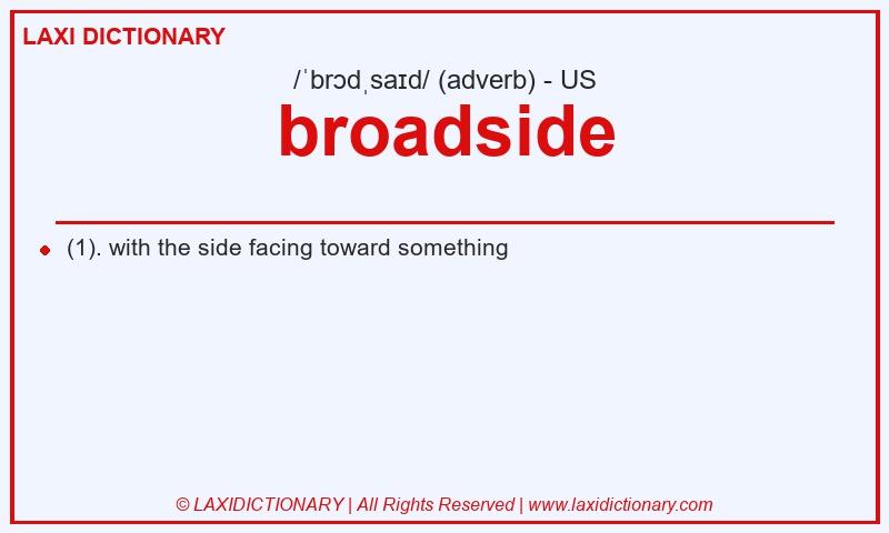 Definition broadside in American English
