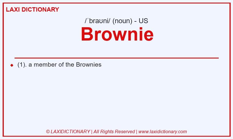 Definition Brownie in American English