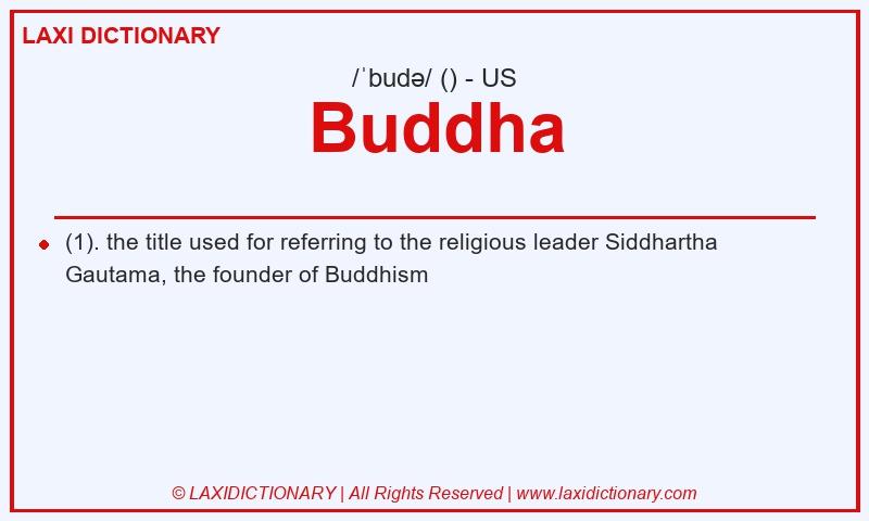 Definition Buddha in American English