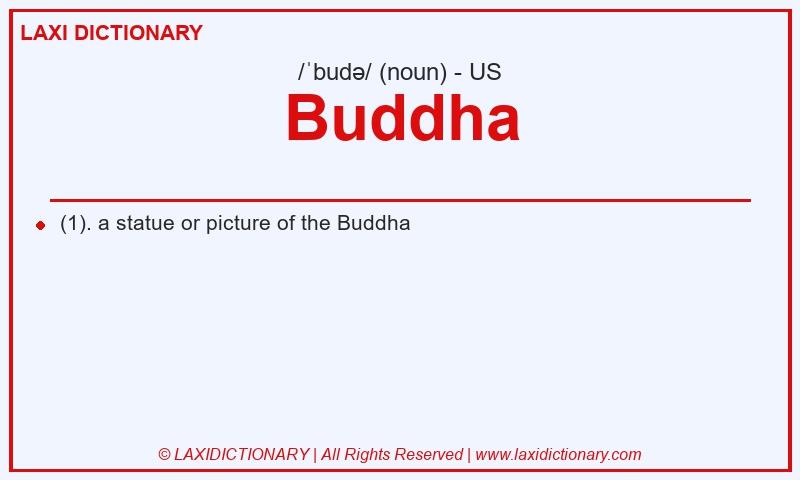 Definition Buddha in American English