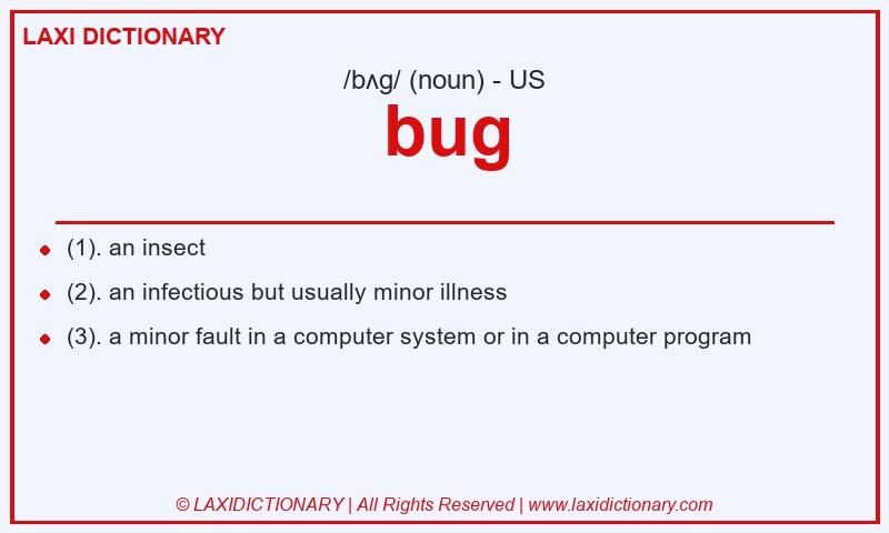 Definition bug in American English