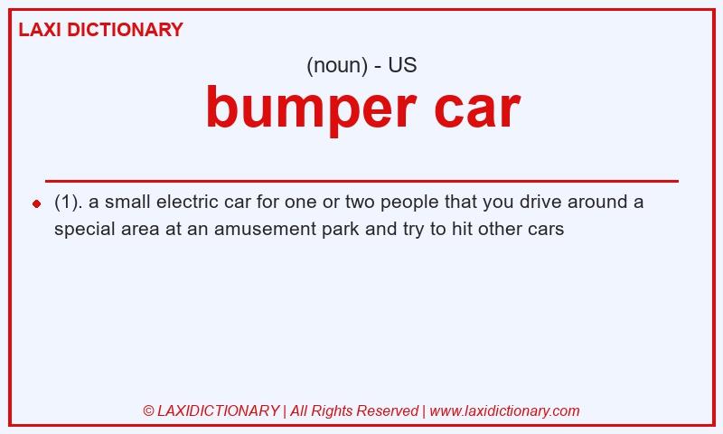 Definition bumper car in American English