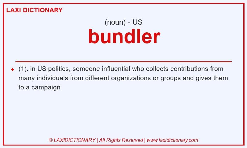 Definition bundler in American English